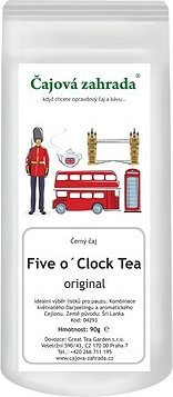 Čajová záhrada Five o'Clock Tea – Čaj o piatej – čierny čaj, 500 g