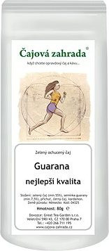 Čajová záhrada – Guarana – zelený ochutený čaj, 80 g