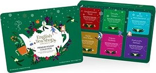 English Tea Shop Prémiová zelená darčeková plechovka 54 g, 36 ks bio