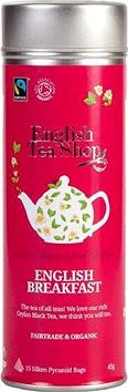 English Tea Shop English Breakfast čierny čaj v plechovke, bio
