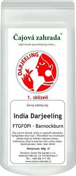 Čajová záhrada India Darjeeling FTGFOPI Bannockburn – čierny čaj, 1000 g