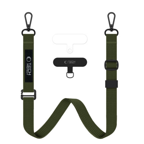 Tech-Protect Rope Crossbody šnúrka na mobil, khaki