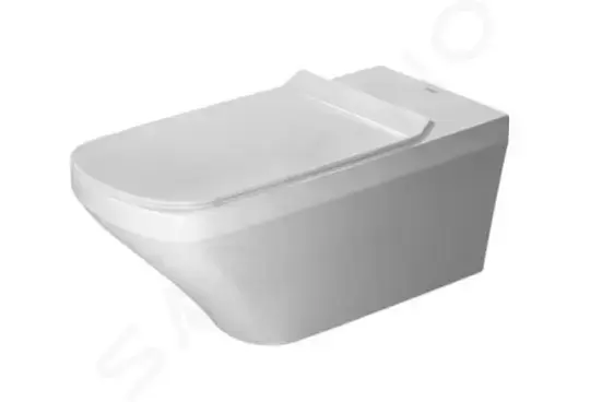 DURAVIT - DuraStyle Závesné WC, bezbariérové, Rimless, alpská biela 2559090000