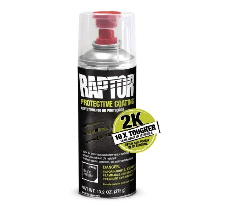 RAPTOR 2K - Špeciálny polyuretánový náter v spreji s vysokou odolnosťou (biela, 0,4 L)