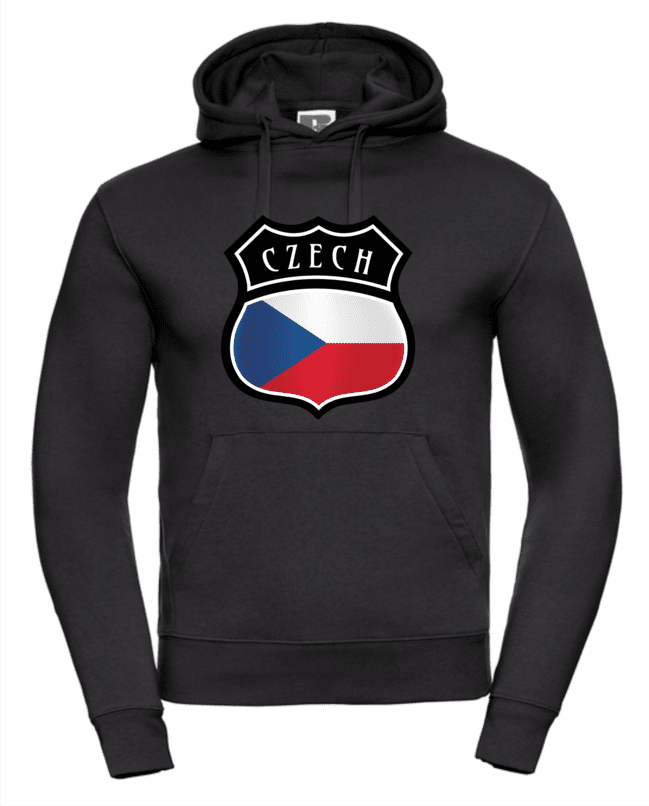 Erb Czech republic pánska mikina čierna 2XL