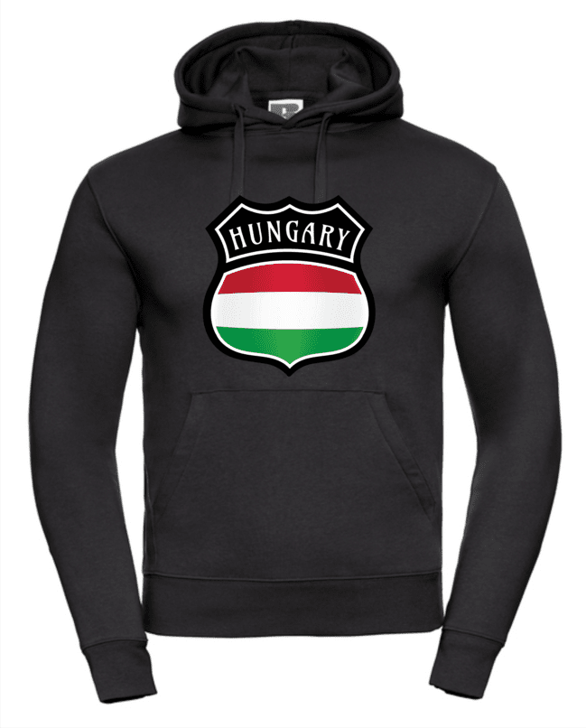 Erb Hungary pánska mikina čierna 2XL