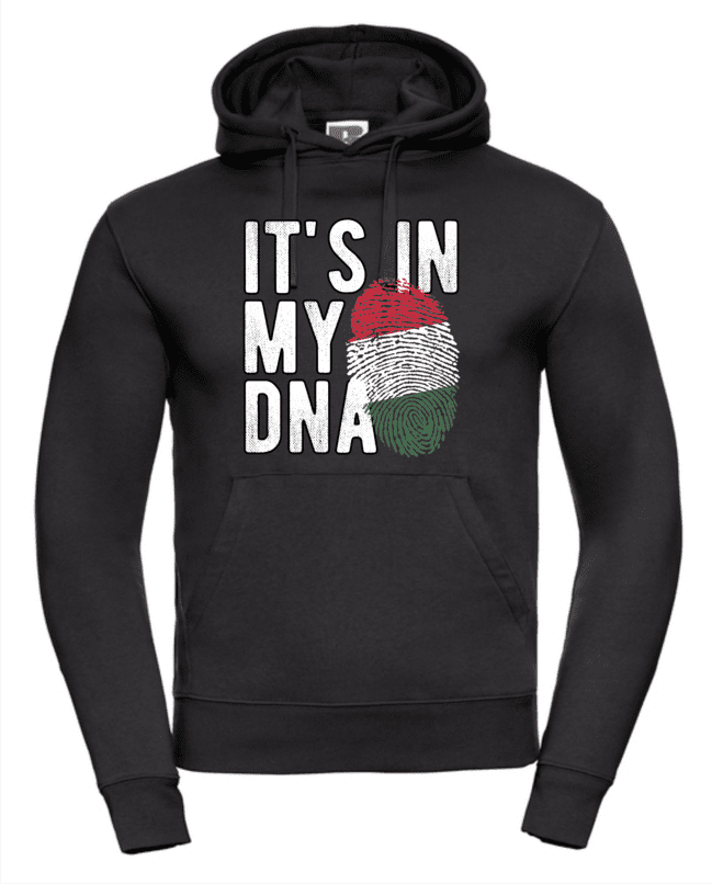 Hungary - It's in my DNA pánska mikina čierna 2XL