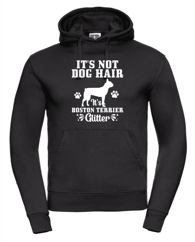 It's not dog hair, It's Boston Terrier glitter pánska mikina čierna 2XL