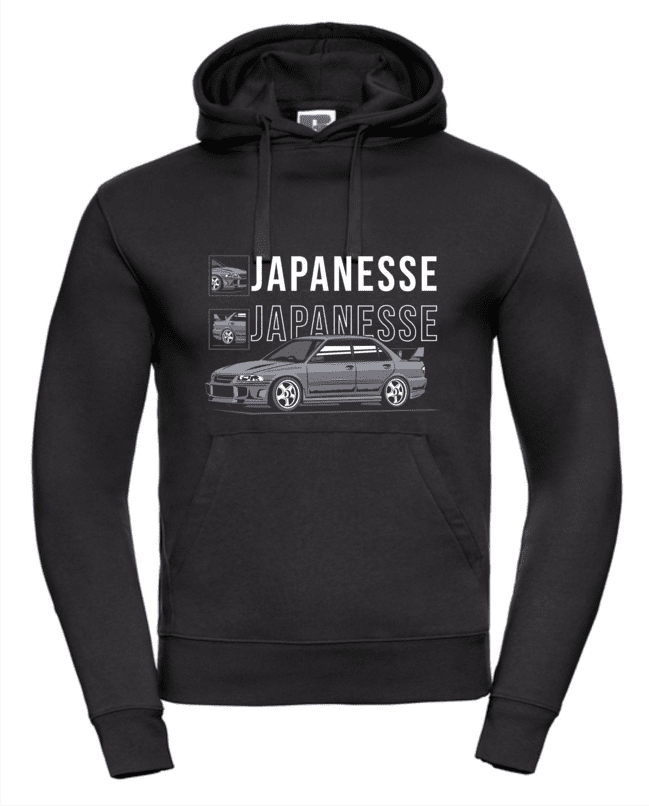 Japan Culture pánska mikina čierna 2XL