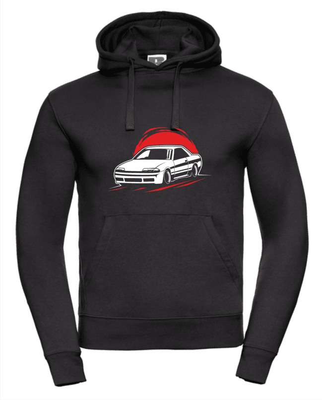 Nissan GTR R32 pánska mikina čierna 2XL