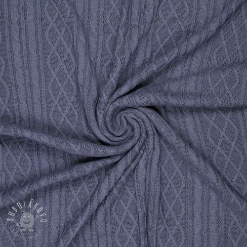 Svetrovina Jacquard CHAIN steel blue