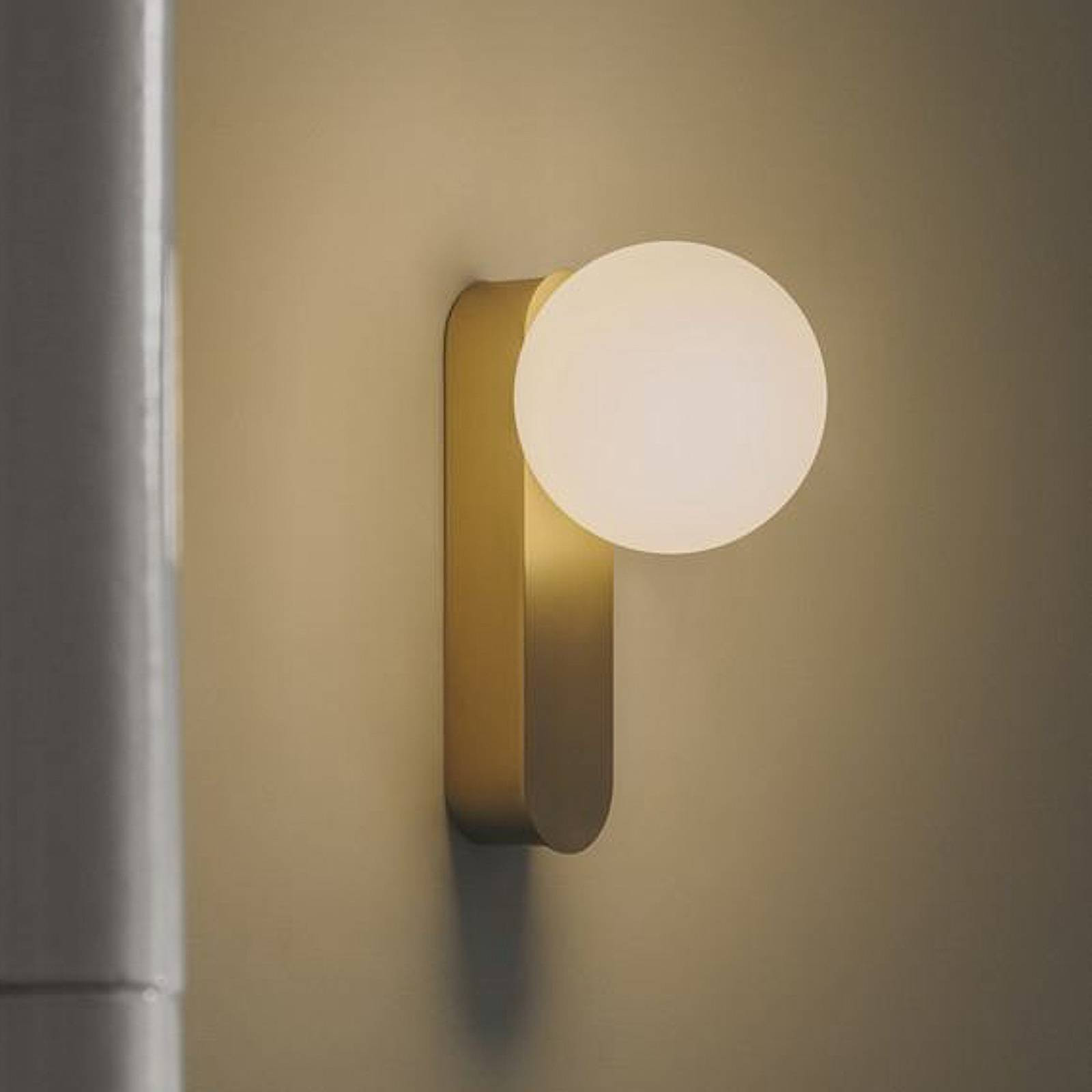 LEDS-C4 LED nástenné svietidlo Perlina, zlatá farba