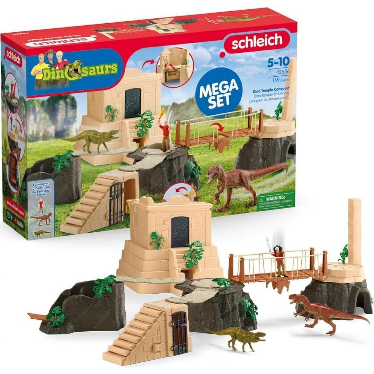 Schleich Mega sada Dobytie dinosaurieho chrámu