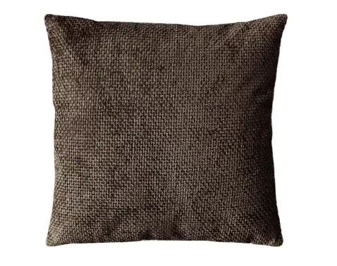 Dekoračný  vankúš Chenille Cross 45x45 cm, hnedý%