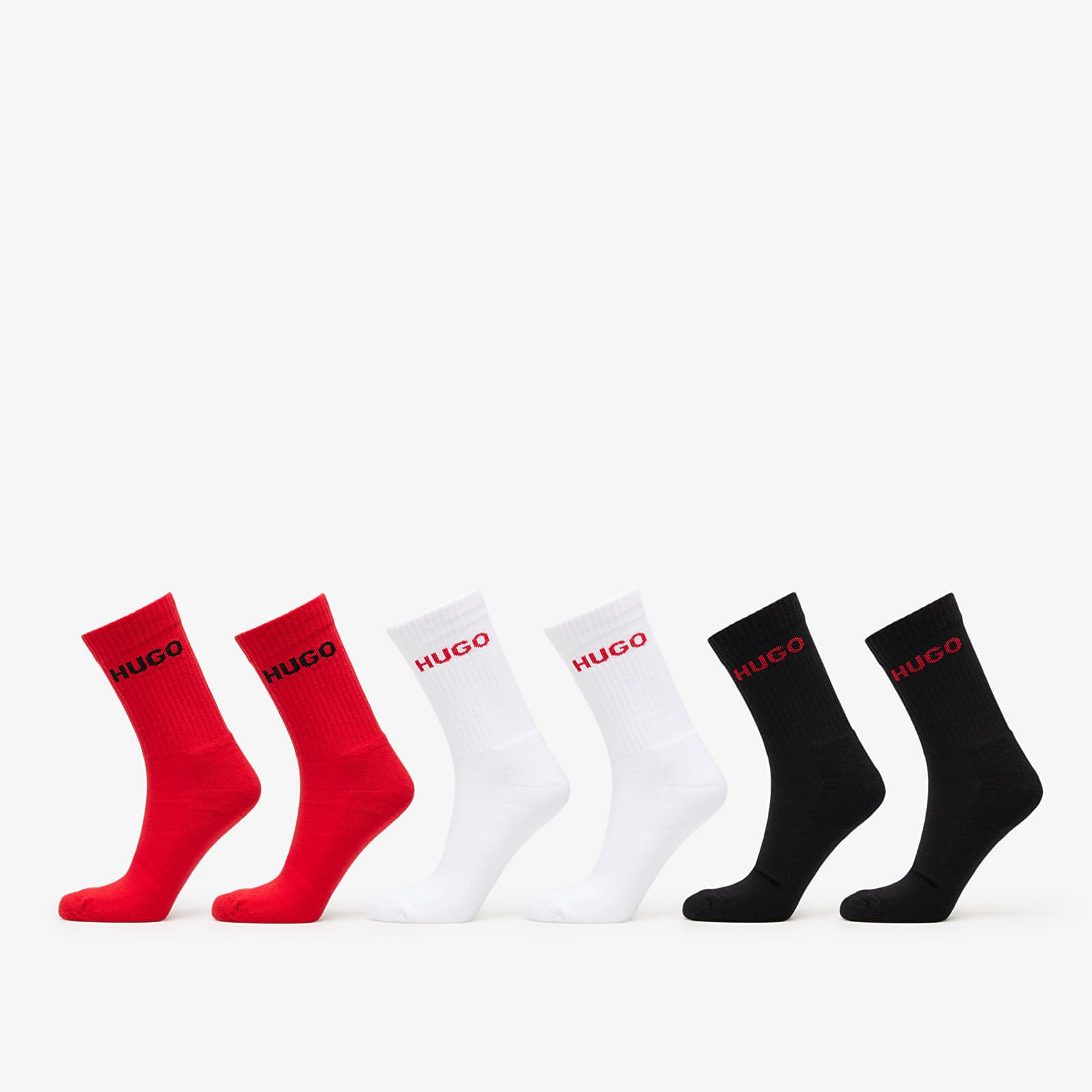 Hugo Boss Rib Logo Socks 6-Pack Multicolor 43-46