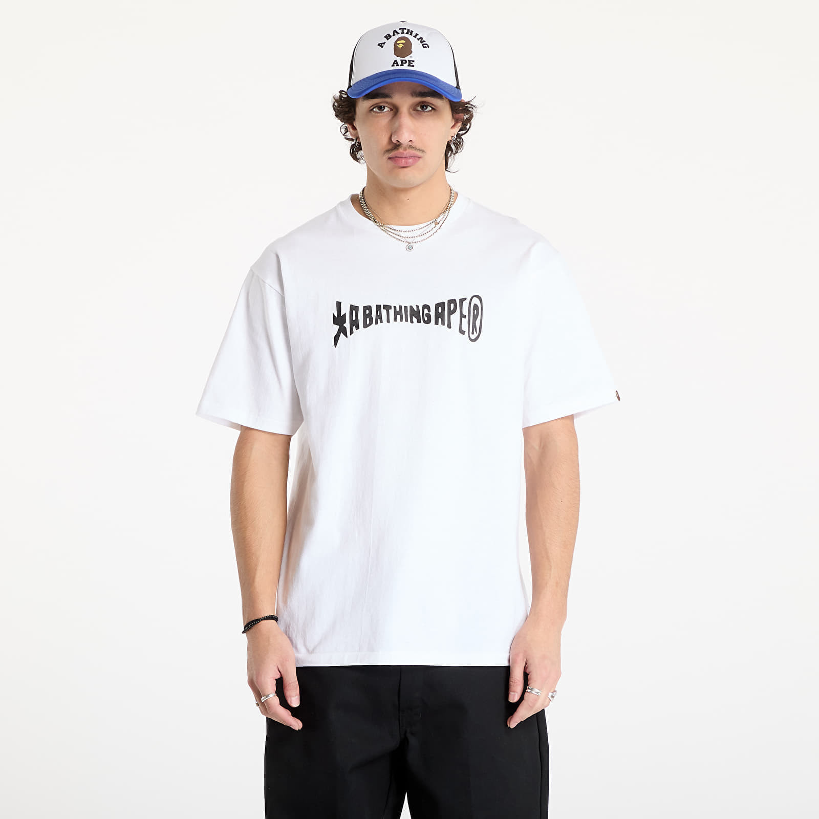 Tričko A BATHING APE Souvenir Dragon Tee White L