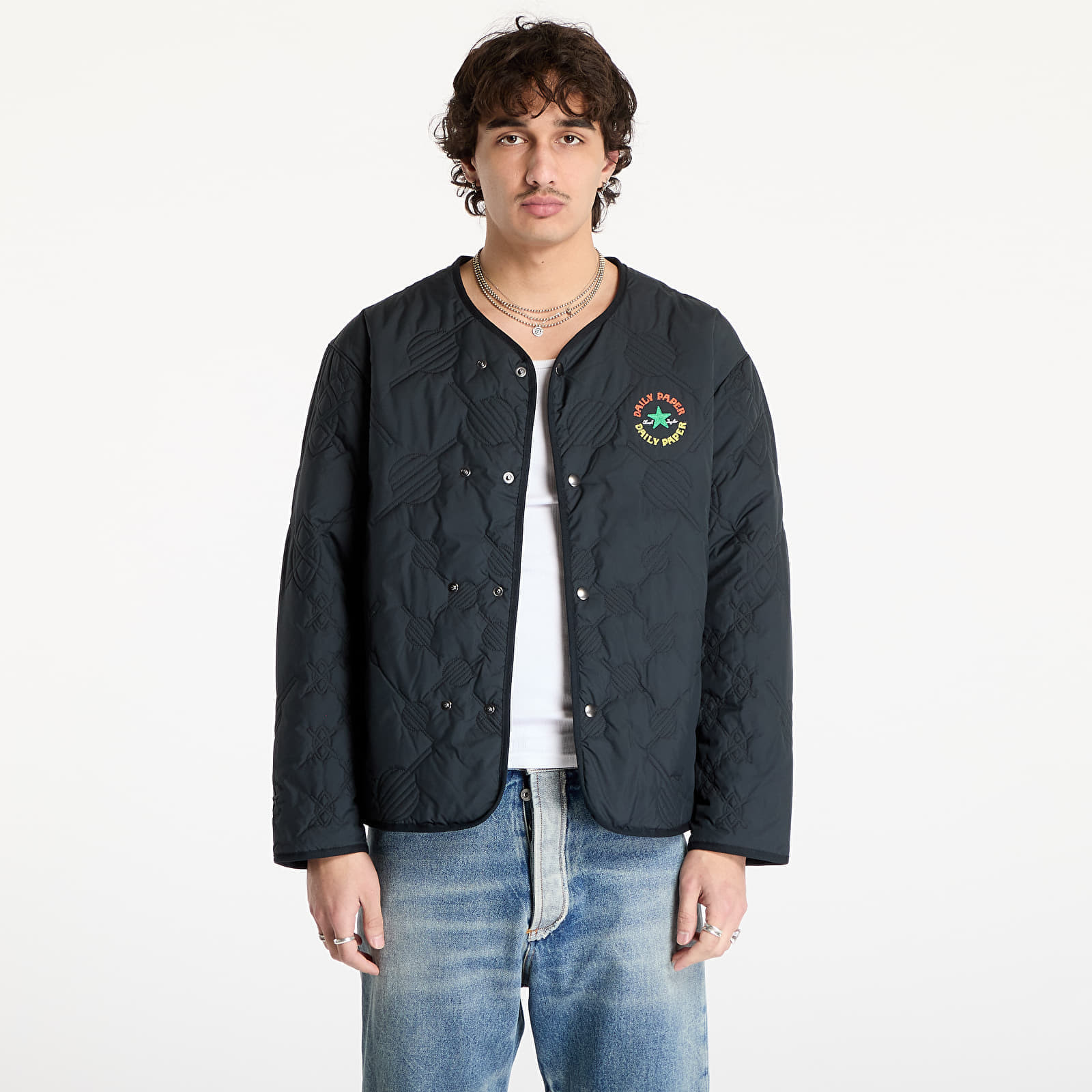 Bunda Converse x Daily Paper Malden Liner Jacket Black L