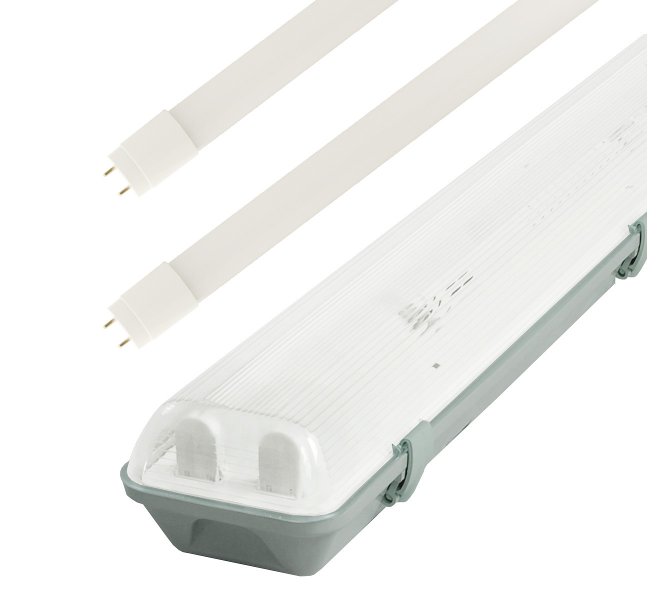 LED Solution Žiarivkové teleso 150cm IP65 + 2x LED trubice 20W Economy Farba svetla: Denná biela 191442_216309