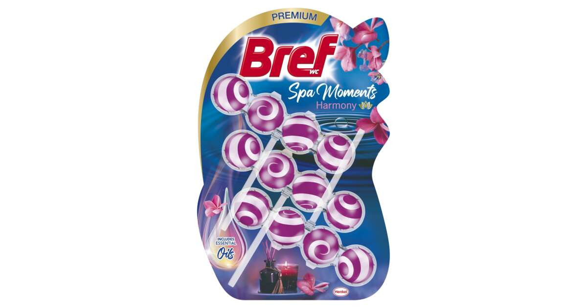 Bref Spa Moments Harmony WC Blok 3x50g