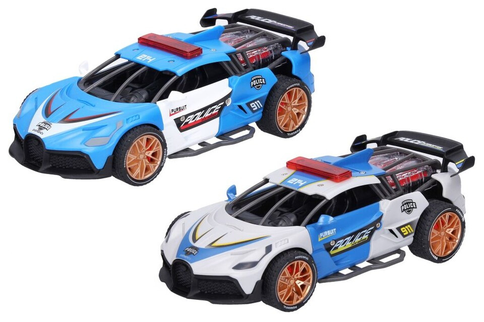 Auto polícia s efektmi 18cm - náhodná