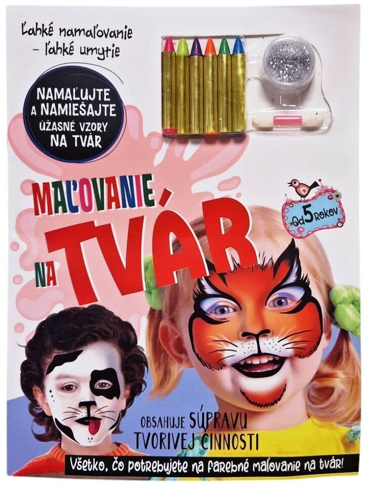 Maľovanie na tvár omaľovánka