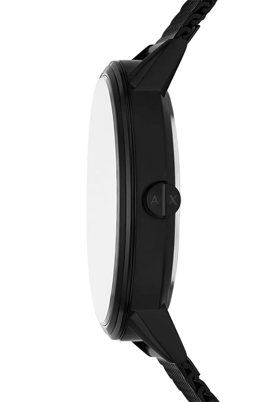 Hodinky a náhrdelníky Armani Exchange čierna farba, AX7162SET