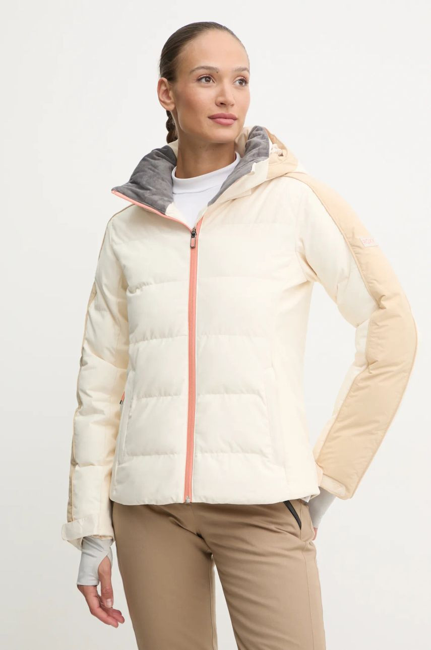 Bunda Roxy Snowblizzard béžová farba, ERJTJ03466