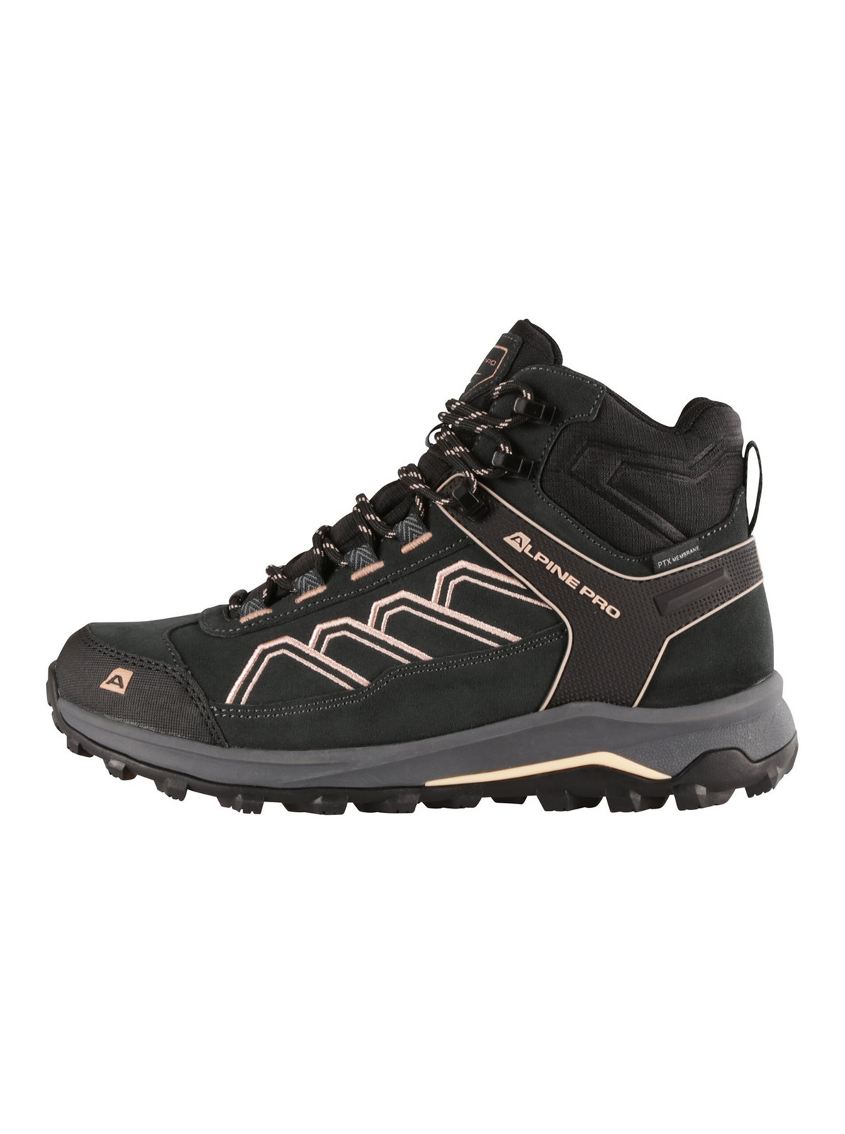 Outdoorová obuv s membránou ptx ALPINE PRE WUTEVE dk.true gray