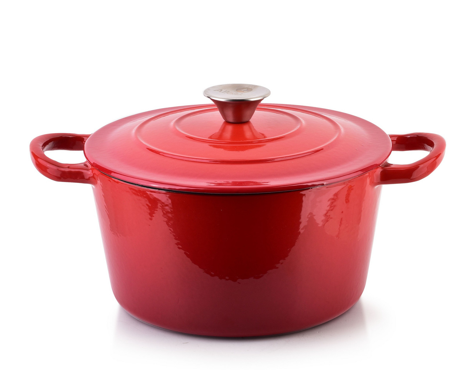 Litinový hrnec RODE červený