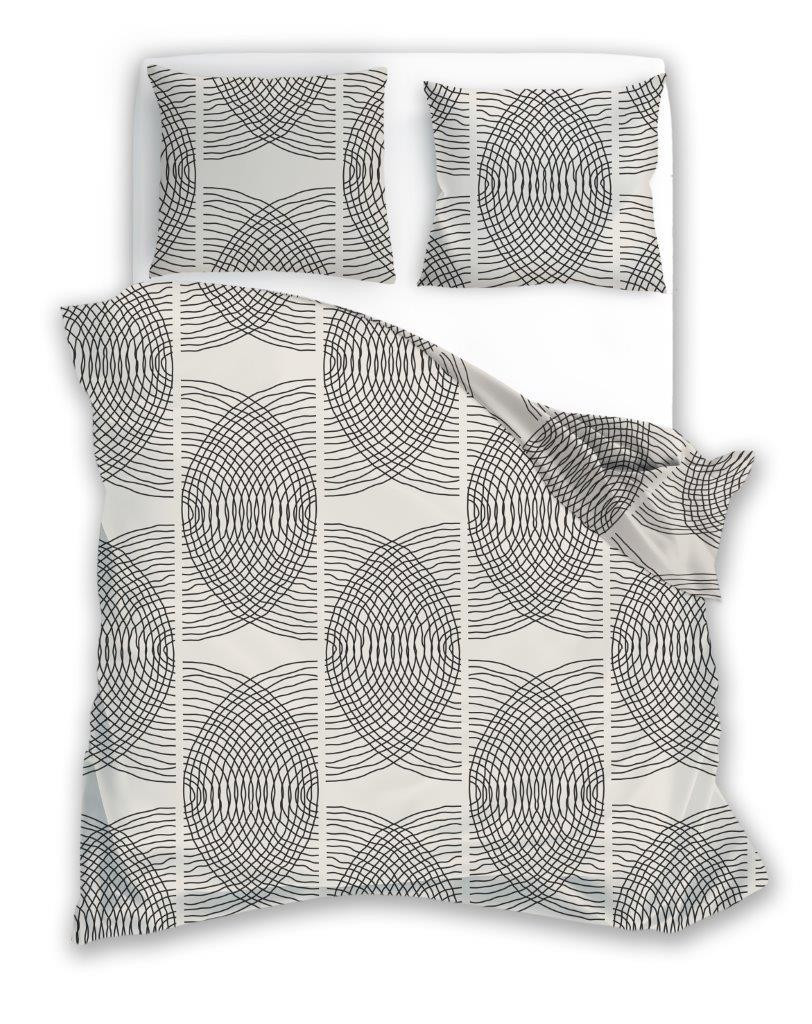 Povlečení z mikrovlákna SATYN 008 220x200 cm + 2x 70x80 cm béžové