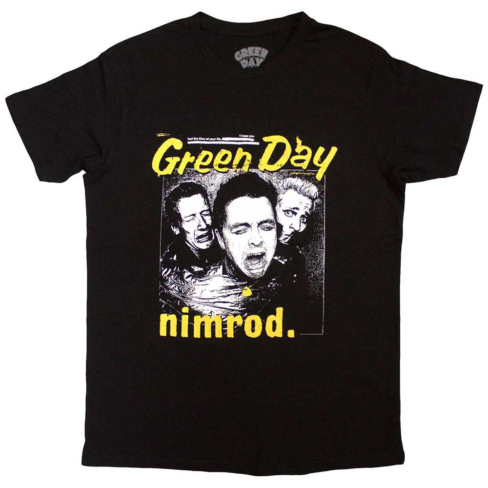 Green Day tričko Yellow Pick -Nimrod Čierna S
