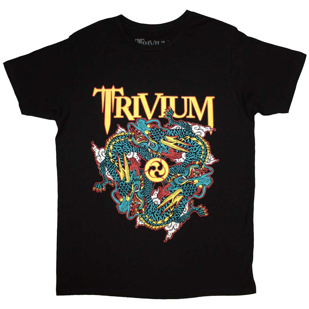 Trivium tričko Dragon Circle Pit Čierna S