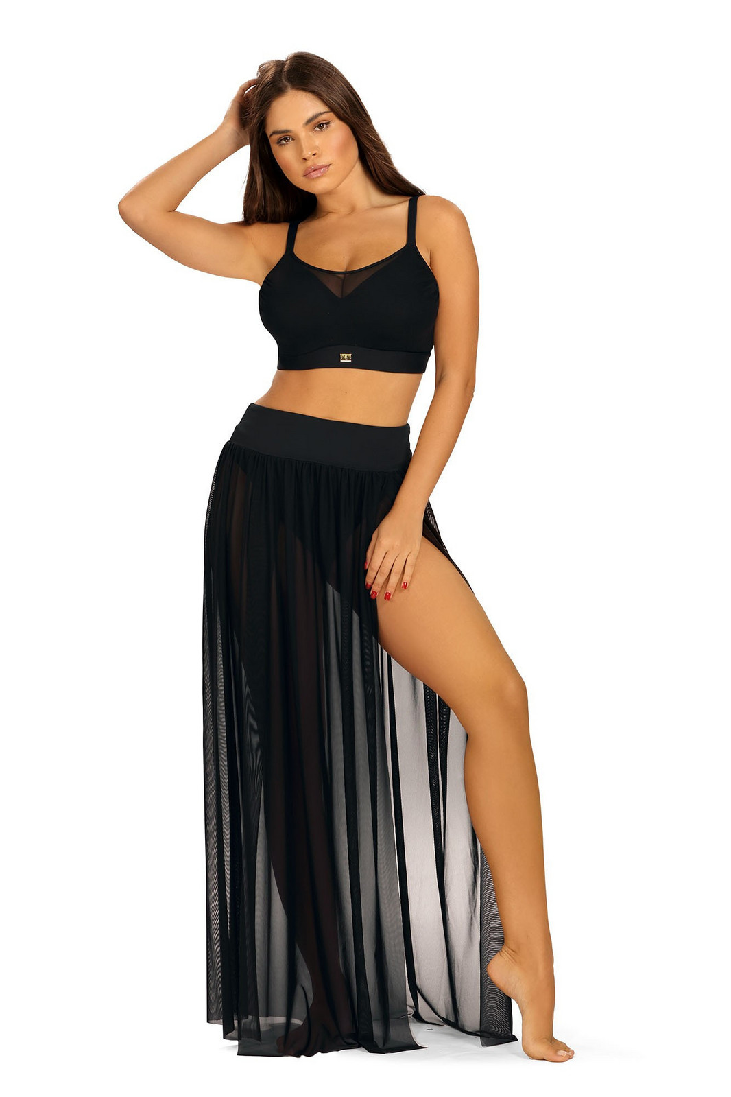 Dámska plážová sukňa Self Dancing 10 DAN10-19 black - Self 36