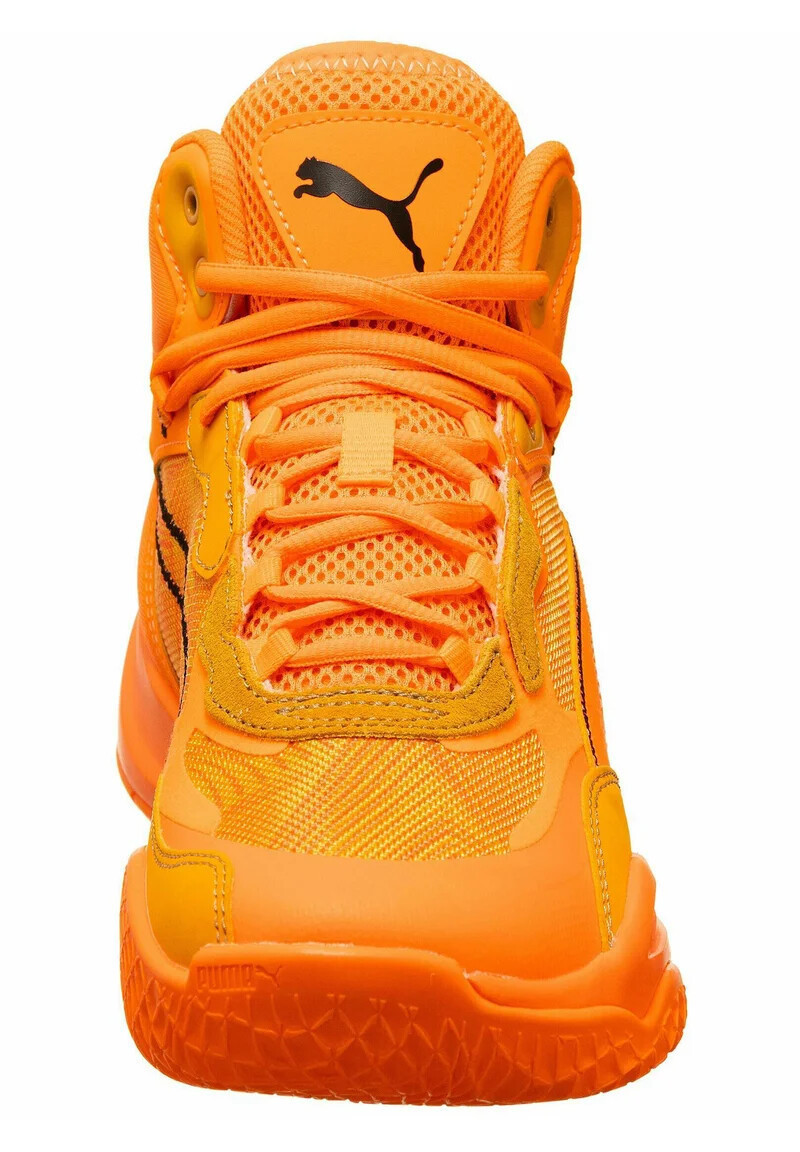 Pánske tenisky Playmaker Pro Mid Laser M 378327 01 Neon Orange - Puma 45 neonová oranžová