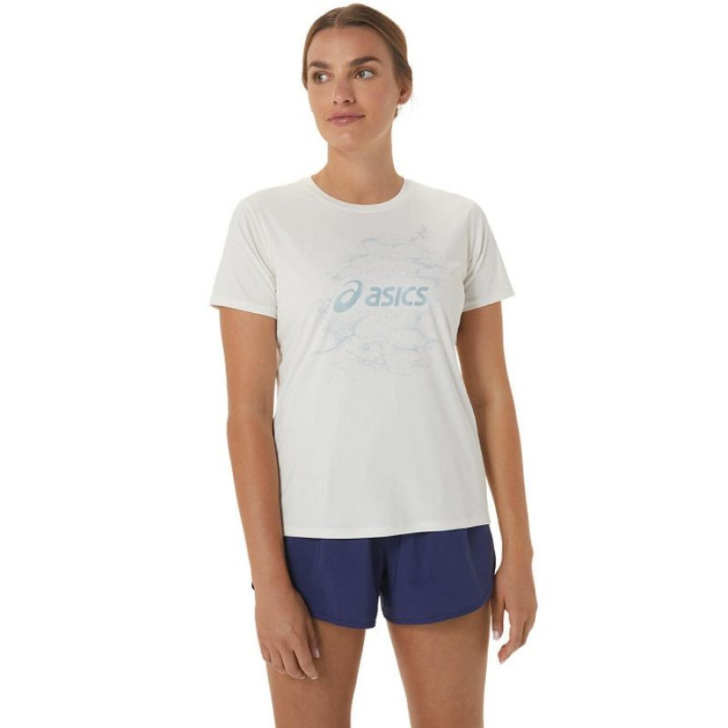 Asics Nagino Graphic Run SS Top W 2012C752-100 tričko XS