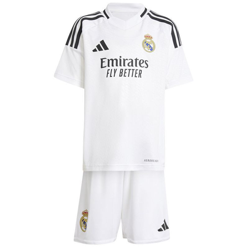 Adidas Real Madrid juniorská futbalová súprava 24/25 Home Mini IT5175 98 cm