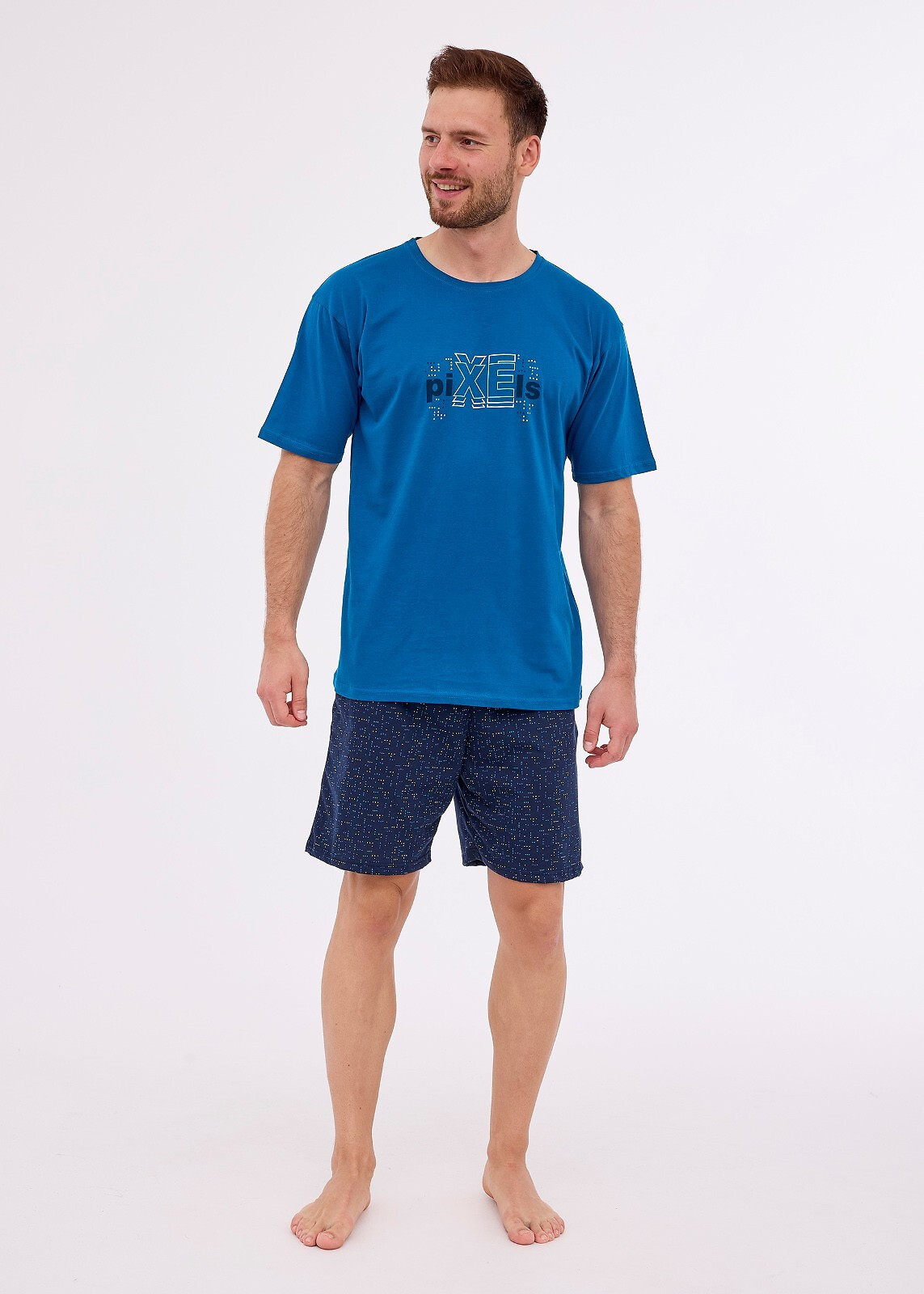 Cornette 326/274 Pixels w/r S-2XL námořní L