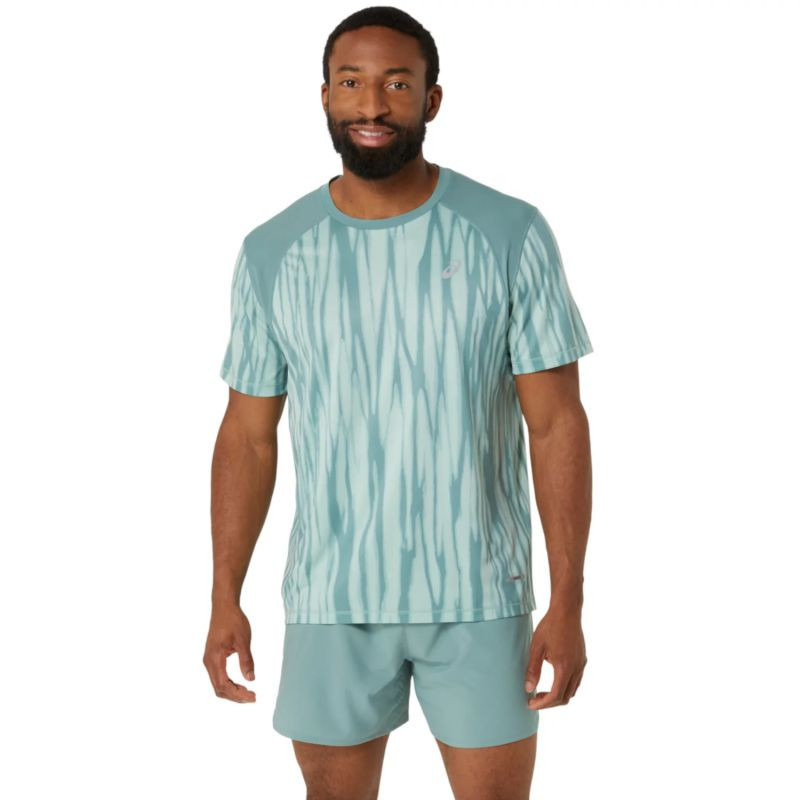 Asics Road All Over Print SS Top M 2011D092-300 Tričko M