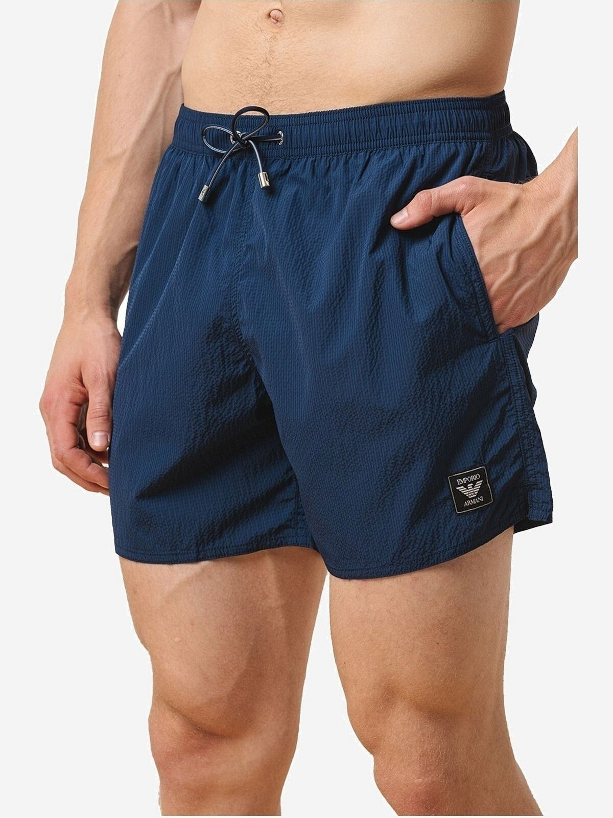 Pánske plavky 211740 4R419 06935 tmavomodrá - Emporio Armani 52