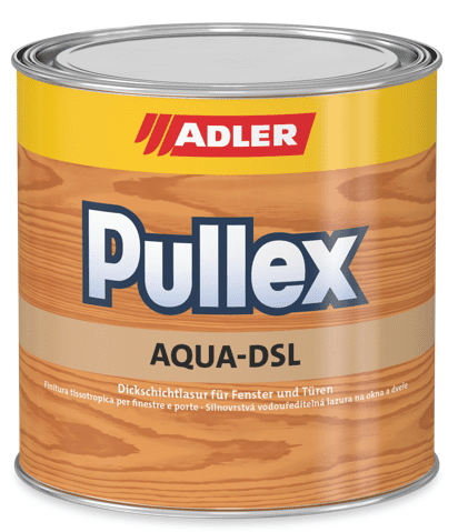 ADLER PULLEX AQUA-DSL - Vodouriediteľná lazúra na drevo LW 02/1 - mahagoni 0,75 L