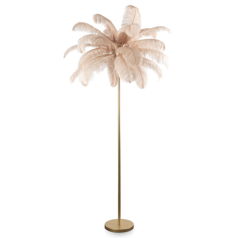 ArtFir Stojaca lampa FERI 01 | béžová/šampaň 95 x 180 cm