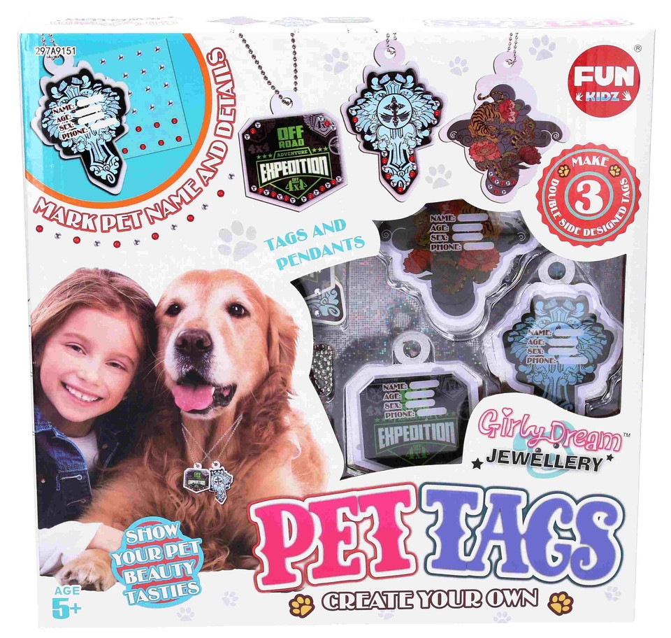 Set na tvorbu psích štítkov