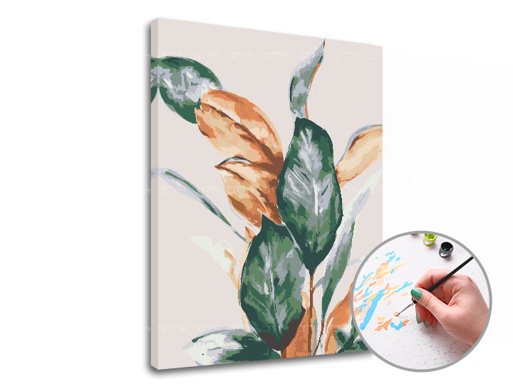 Maľovanie podľa čísel V SPOJENÍ S PRÍRODOU | low difficulty