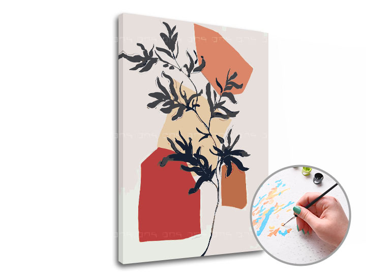 Maľovanie podľa čísel LINE OF NATURE | low difficulty