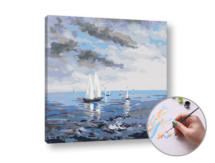 Maľovanie podľa čísel ROZVEDENÉ VIAC | low difficulty