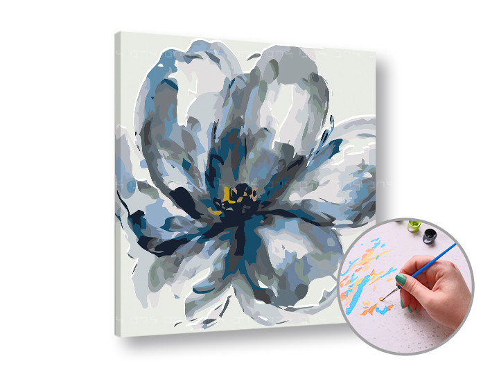 Maľovanie podľa čísel MYSTIC FLOWER | low difficulty