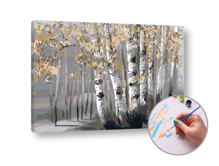 Maľovanie podľa čísel BREZOVY HAY | high difficulty