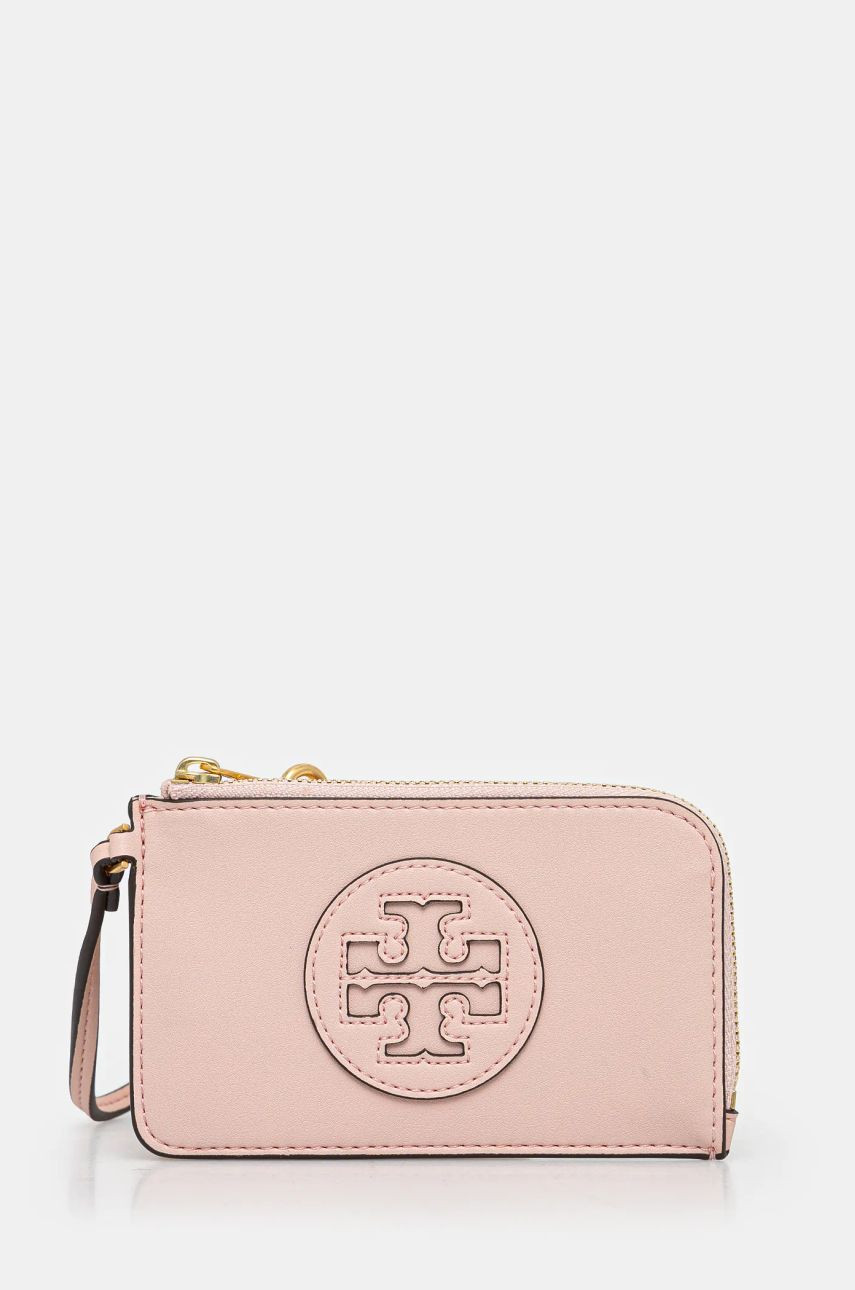 Peňaženka Tory Burch Ella dámska, ružová farba, 157506.655