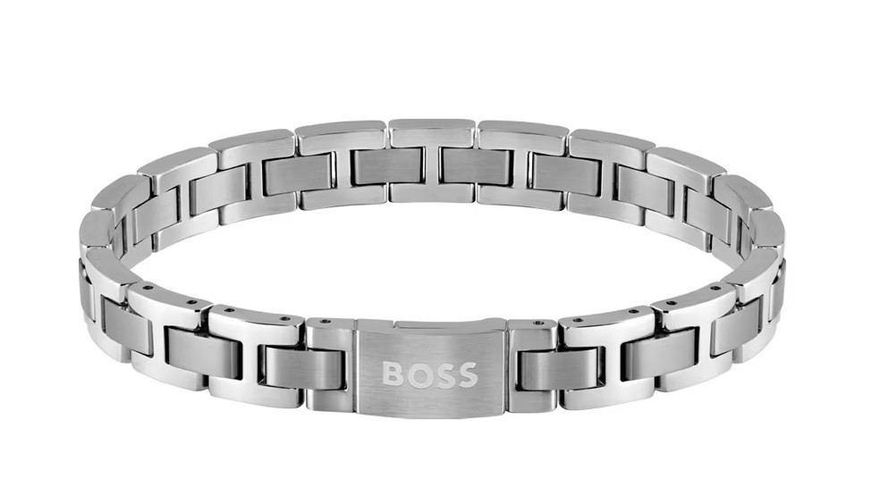 Hugo Boss Nadčasový oceľový náramok pre mužov 1580036