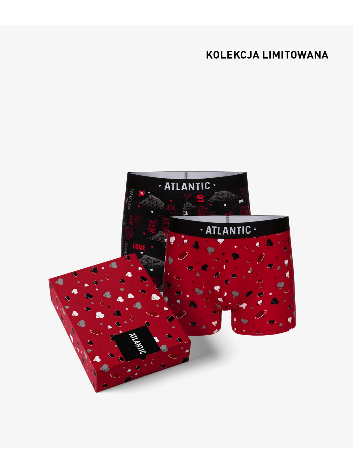 Pánske boxerky Love ATLANTIC 2Pack